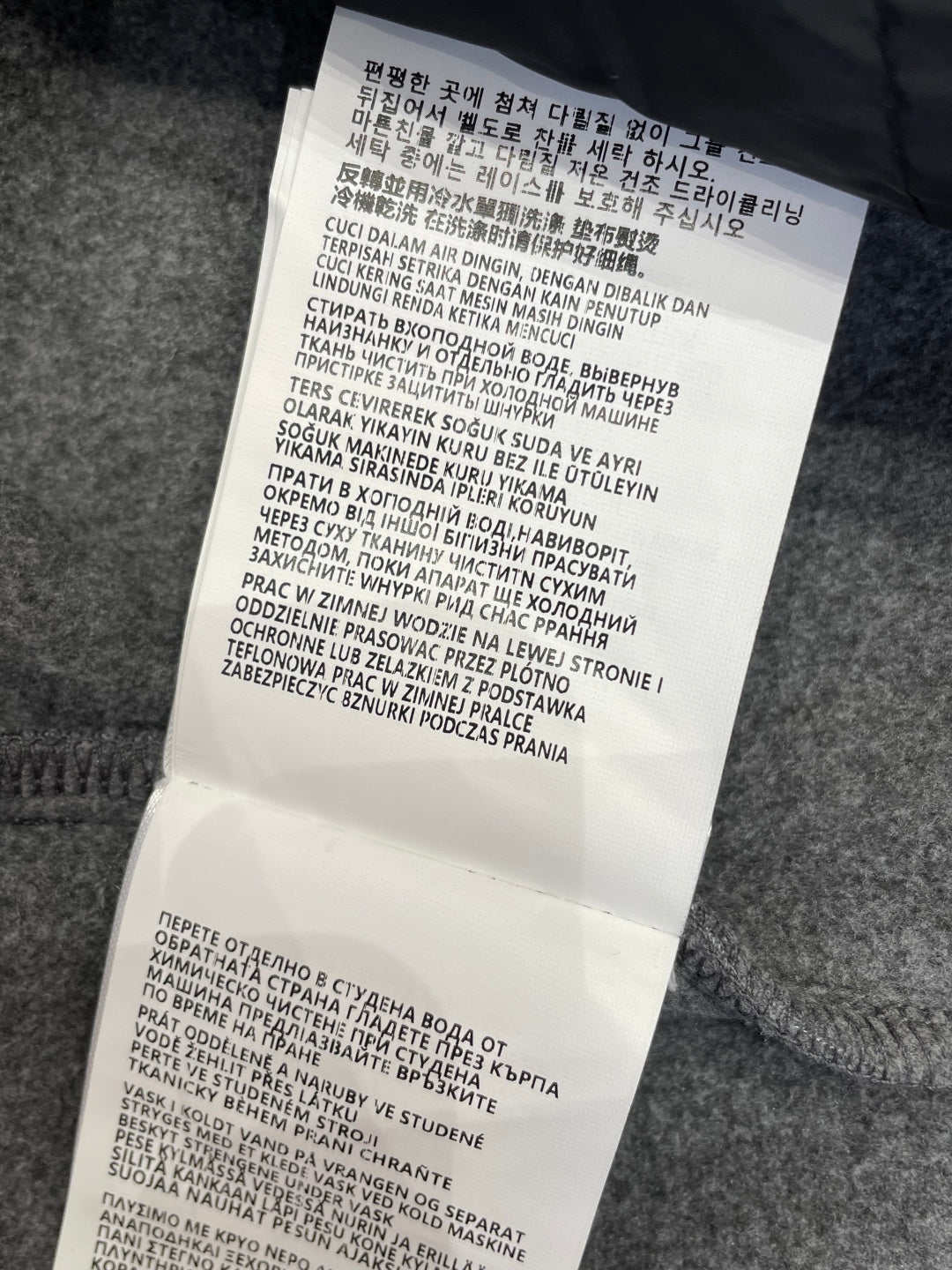 Grey Fleece Zip Jacket