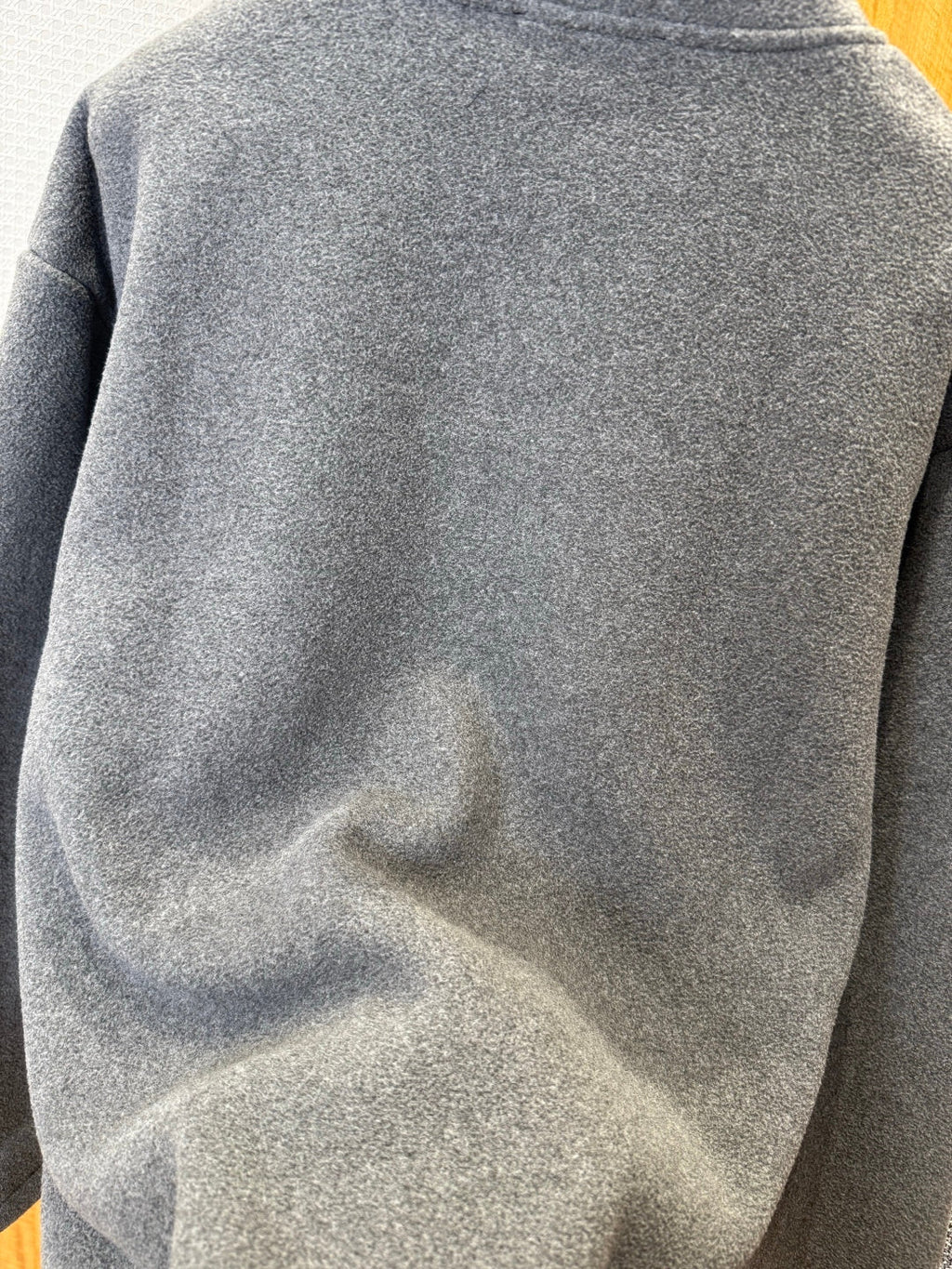 Grey Fleece Zip Jacket