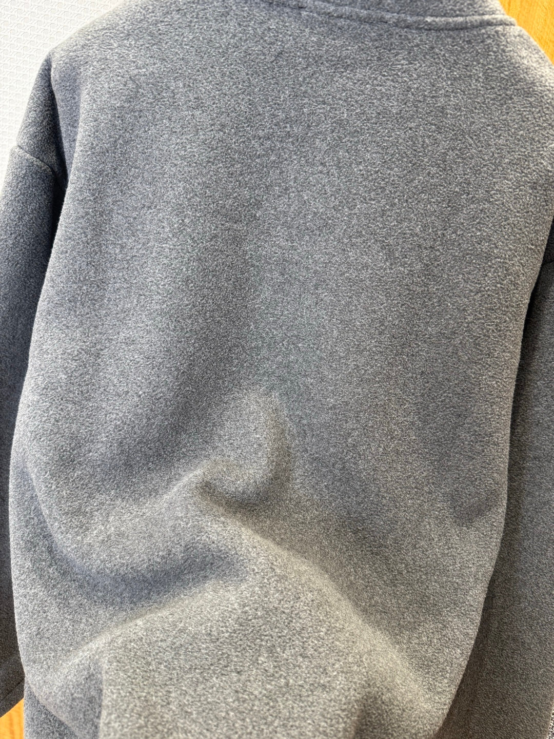 Grey Fleece Zip Jacket