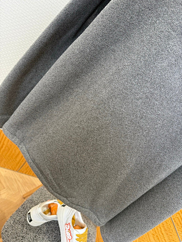 Grey Fleece Zip Jacket