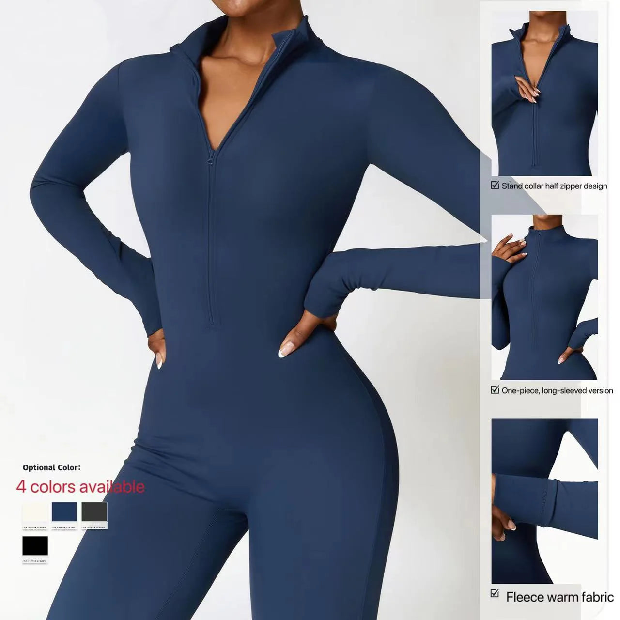 Thermal Long-Sleeve Jumpsuit