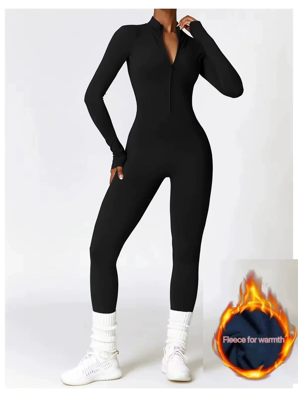 Thermal Long-Sleeve Jumpsuit
