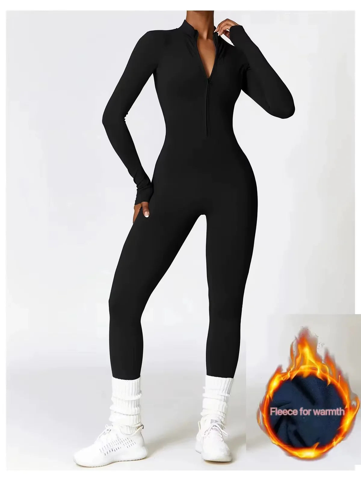 Thermal Long-Sleeve Jumpsuit