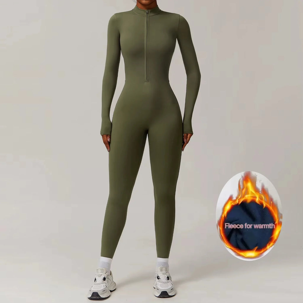 Thermal Long-Sleeve Jumpsuit