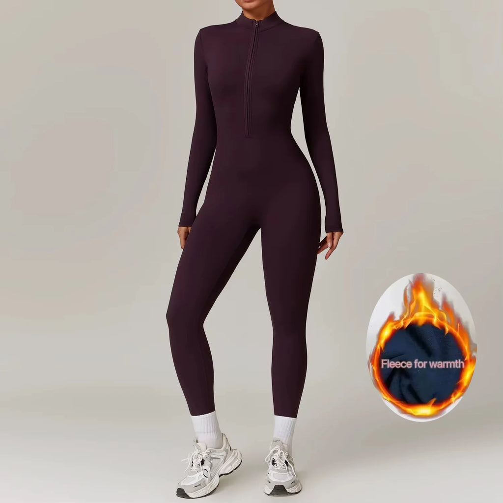 Thermal Long-Sleeve Jumpsuit