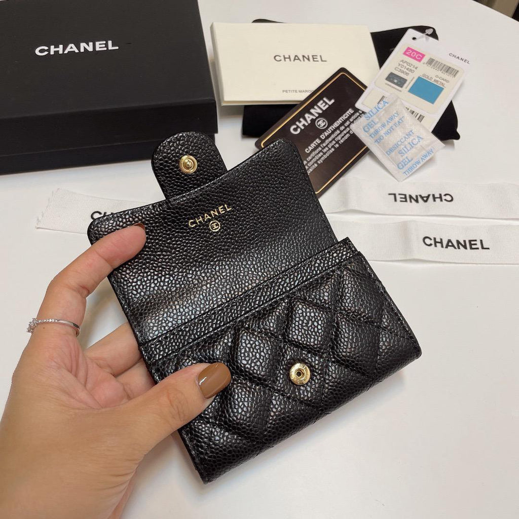 Quilted Flap Wallet
