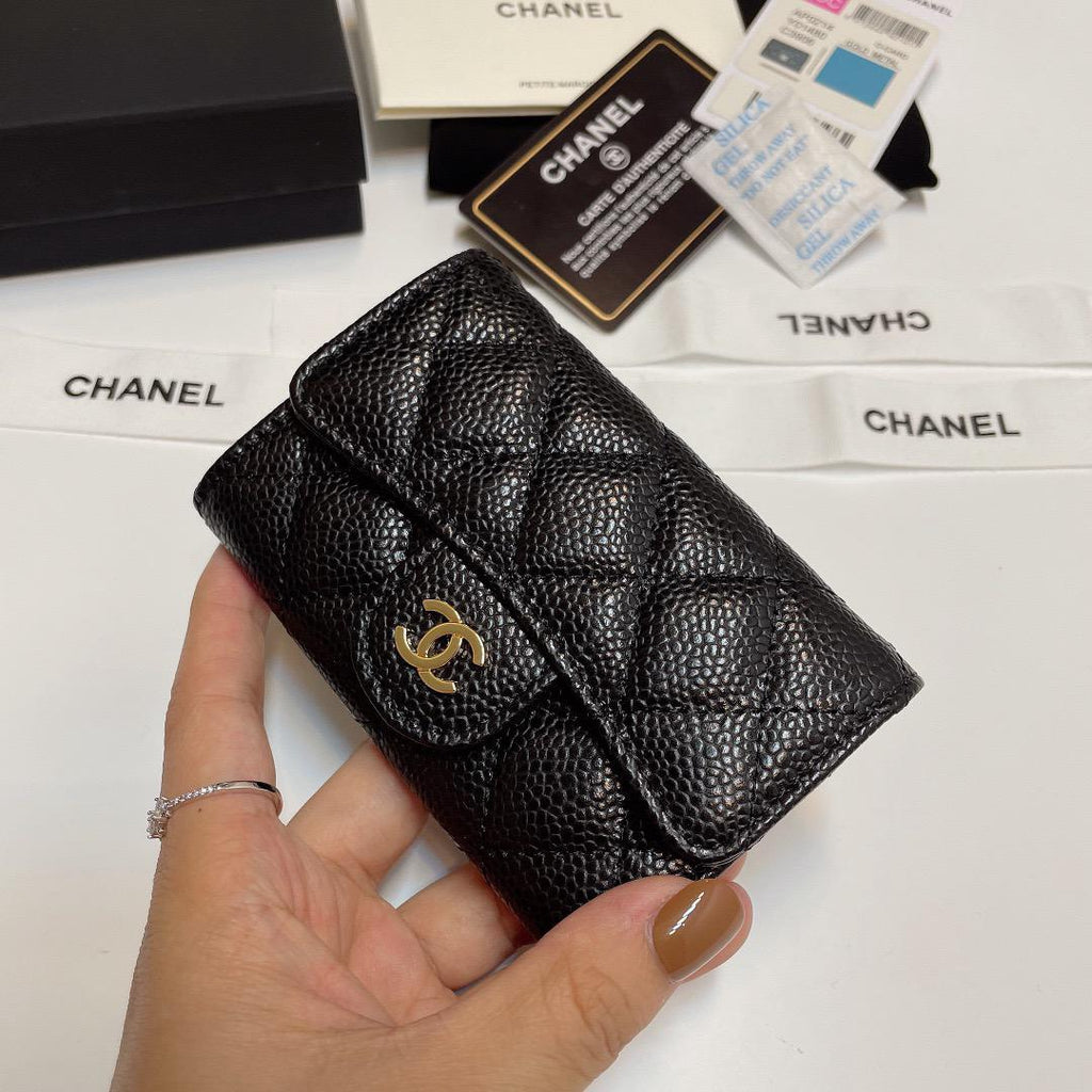 Quilted Flap Wallet