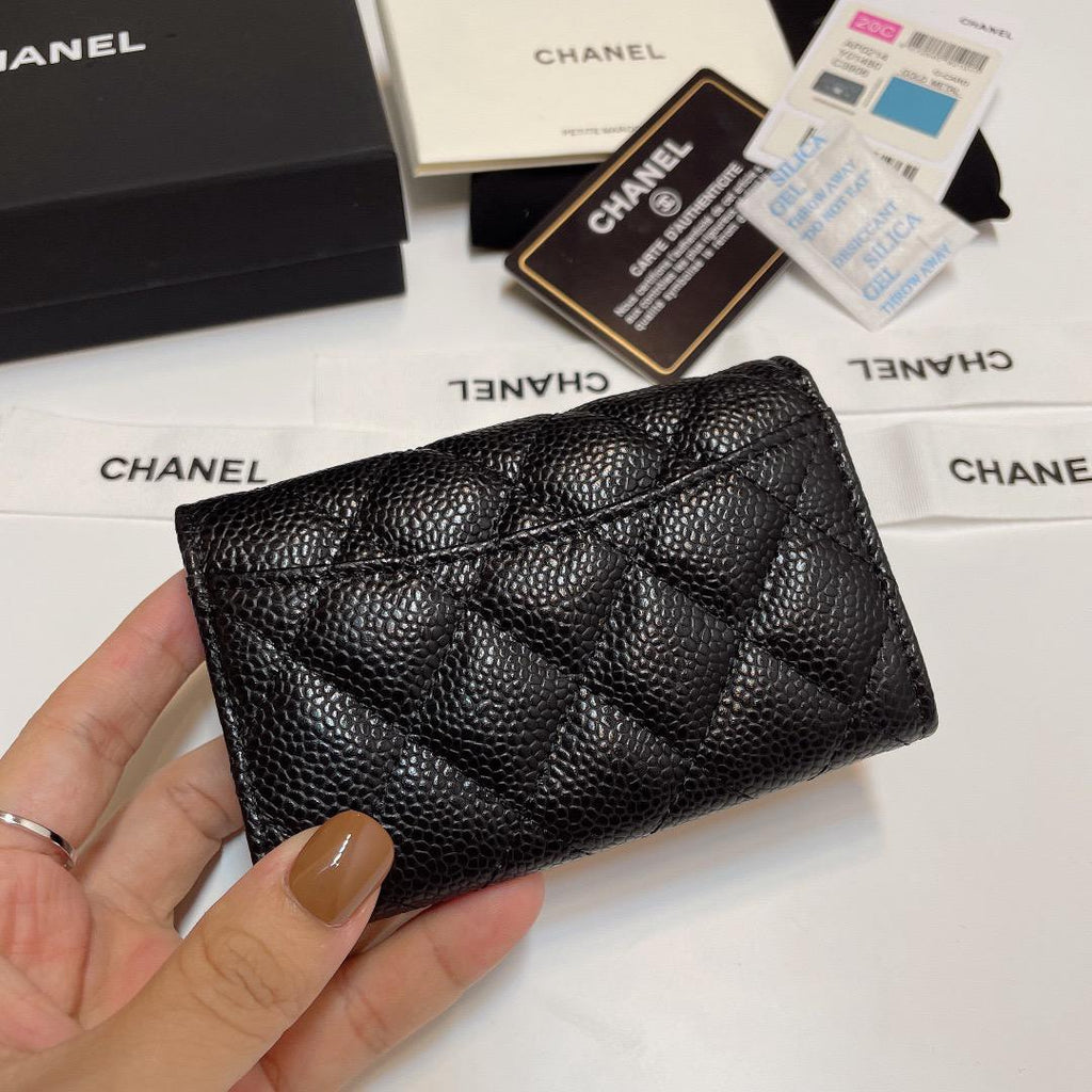 Quilted Flap Wallet