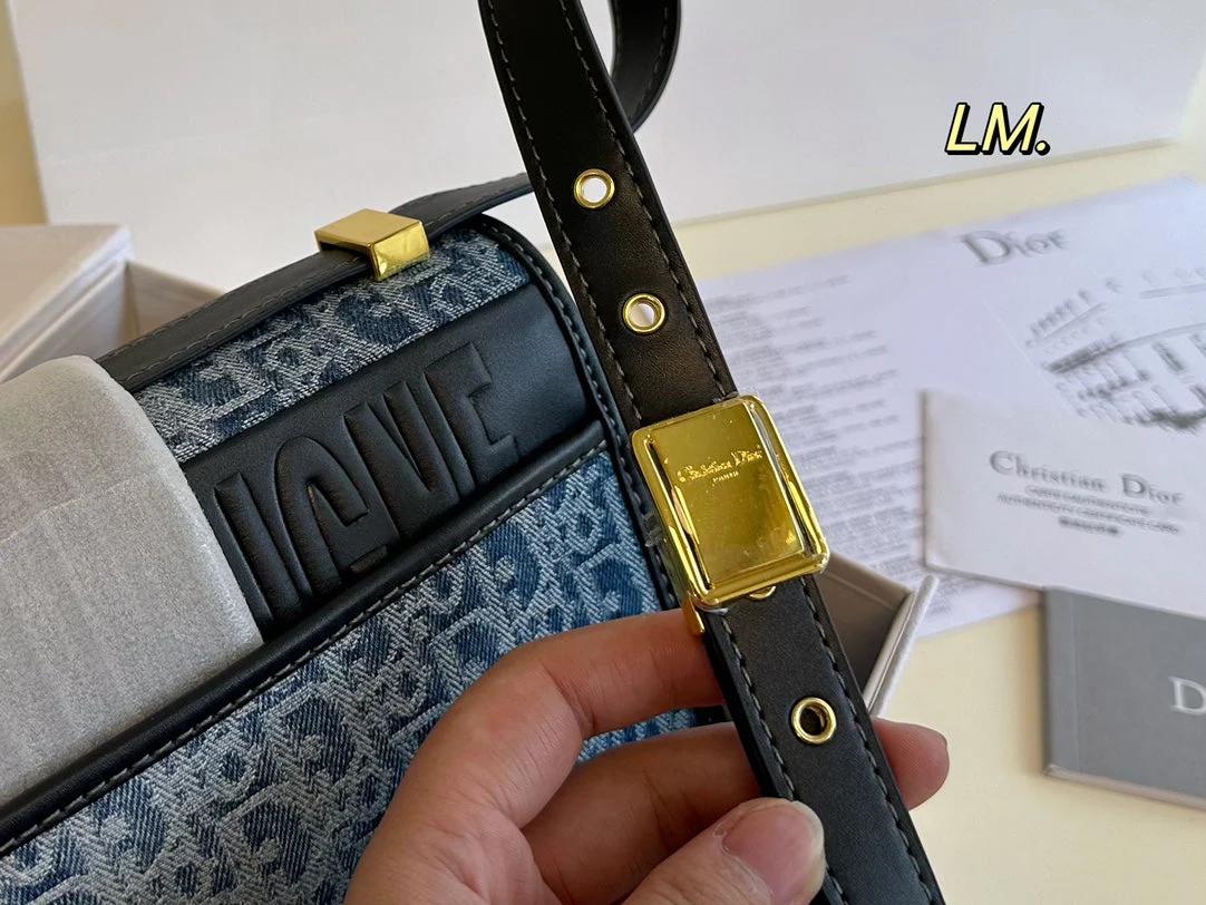 Vintage Denim Shoulder Bag