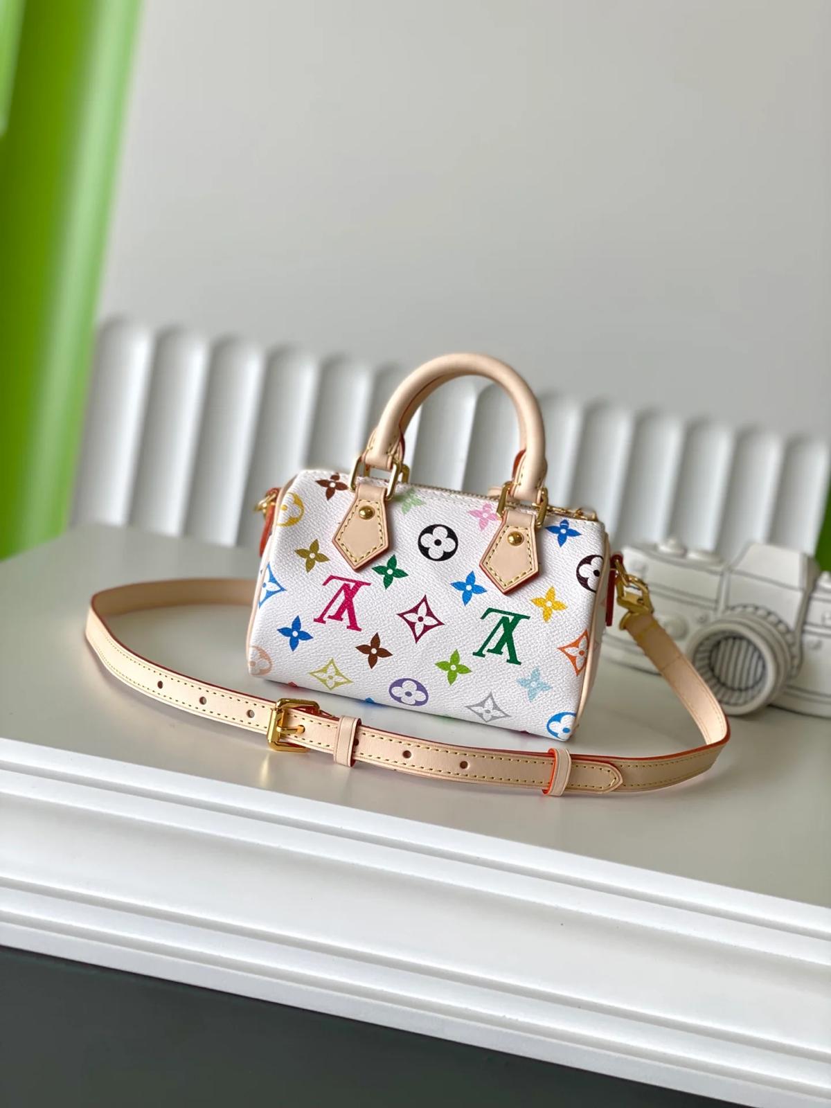 Nano Sp Pillow Bag – White Multicolor