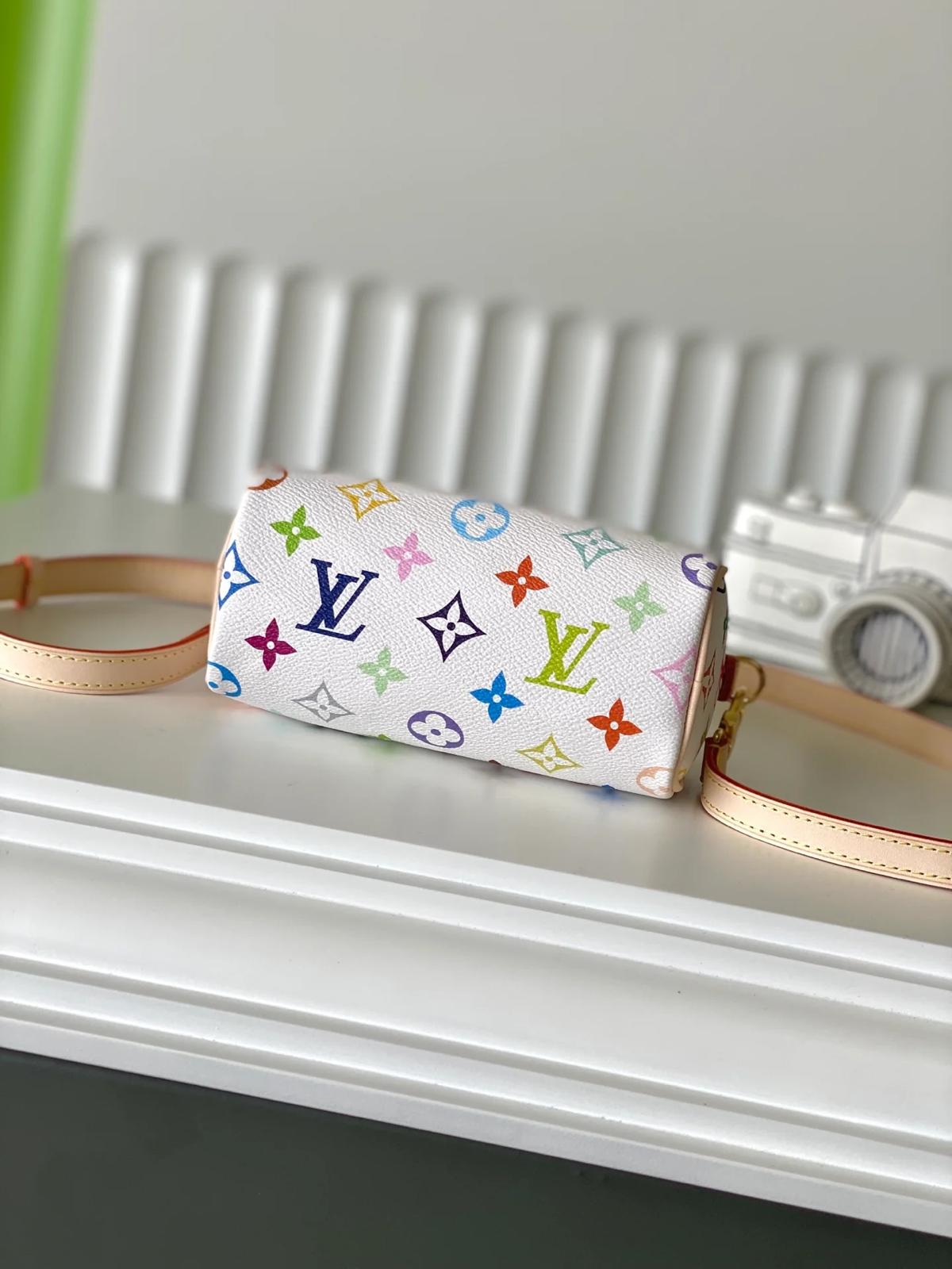 Nano Sp Pillow Bag – White Multicolor