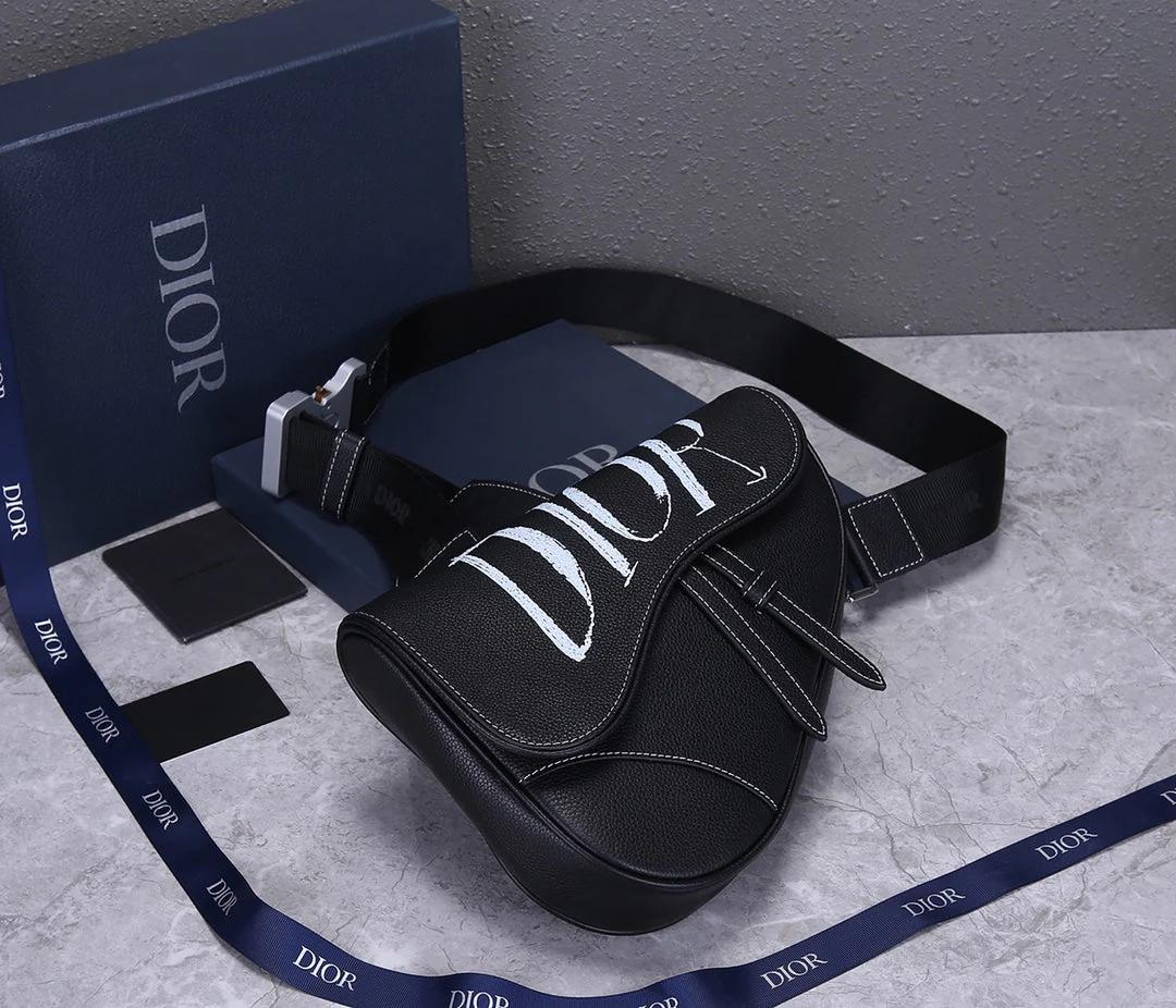 Logo Print Saddle Bag