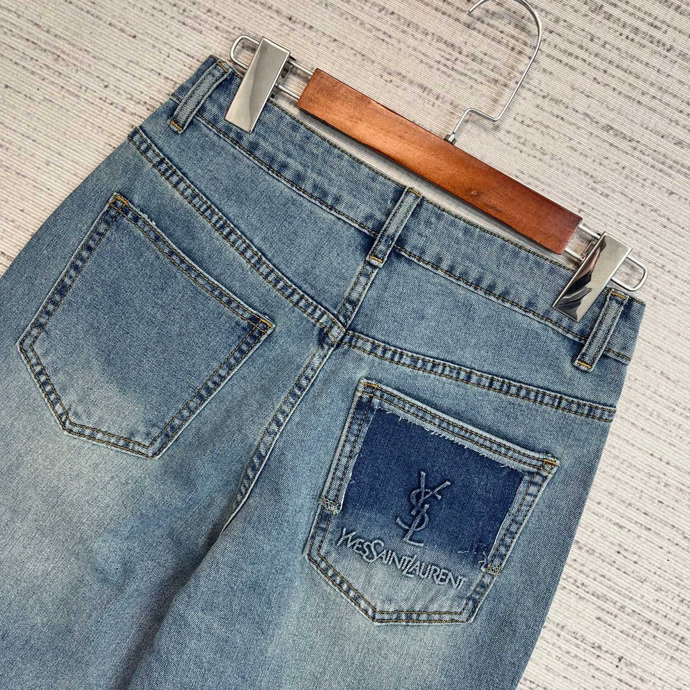 Wide-Leg denim jeans