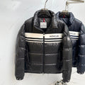 Solid Color Patch Down Jacket