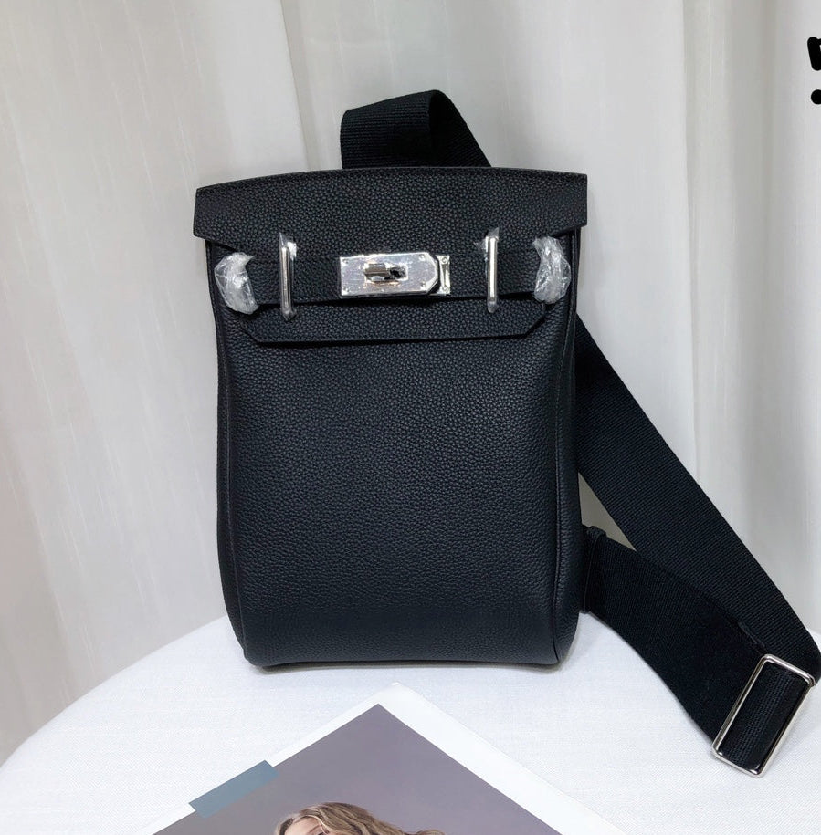 Togo Leather Chest Bag