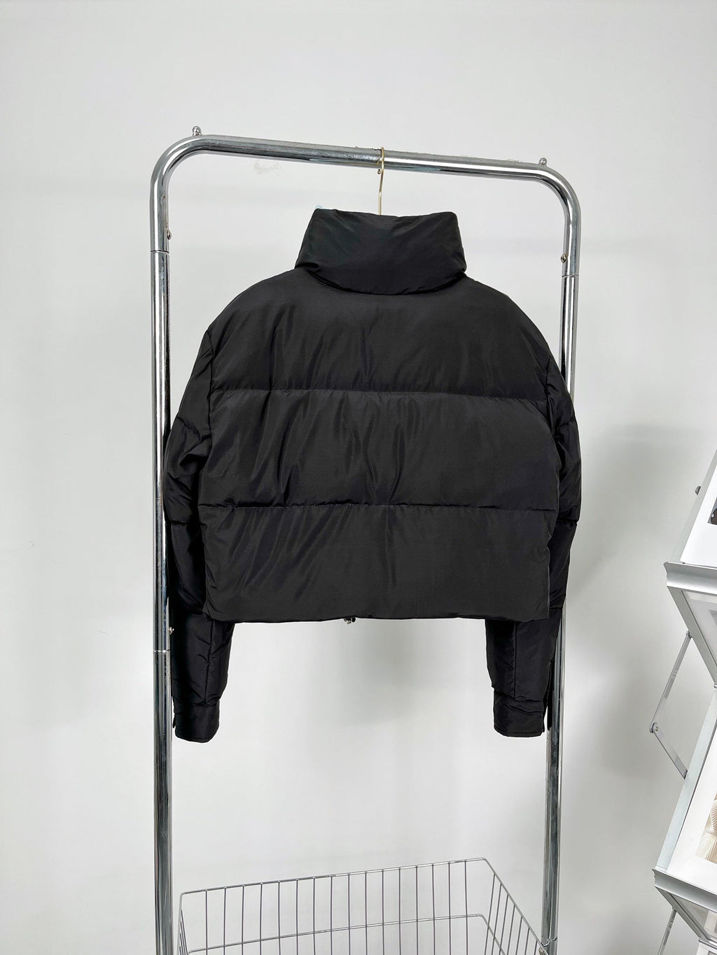Short Black Down Jacket