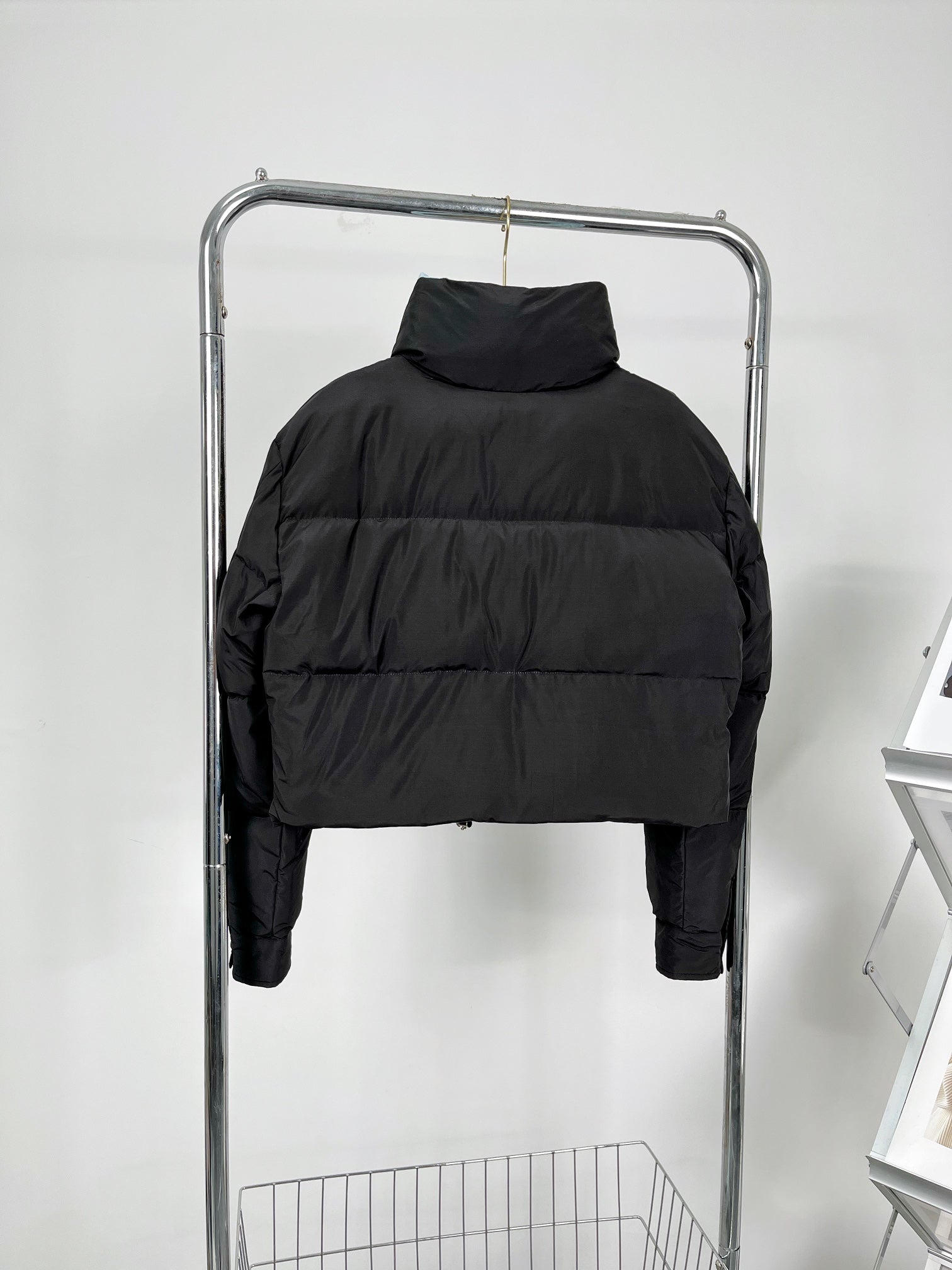 Short Black Down Jacket