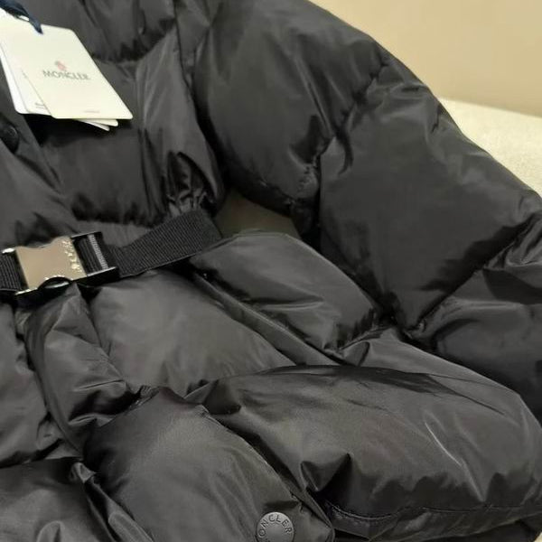 Belted High-Collar Puffer