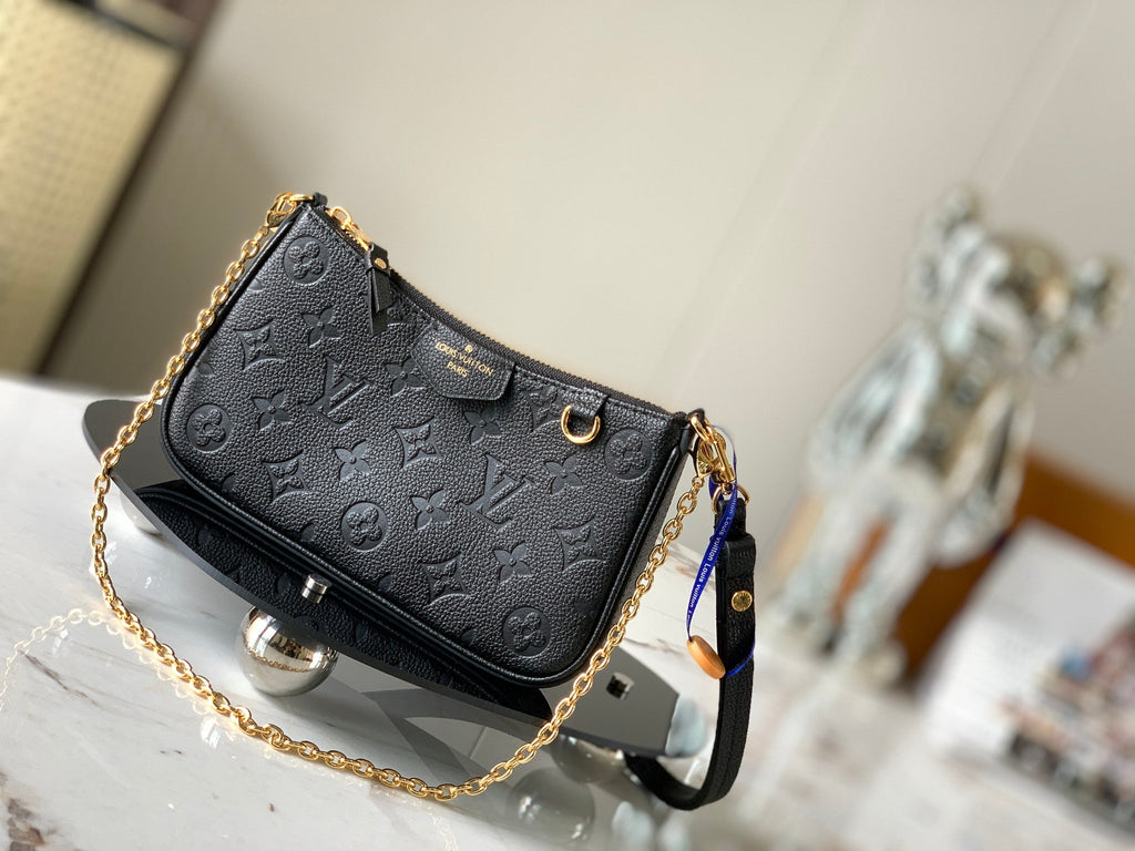 Embossed Leather Shoulder Bag